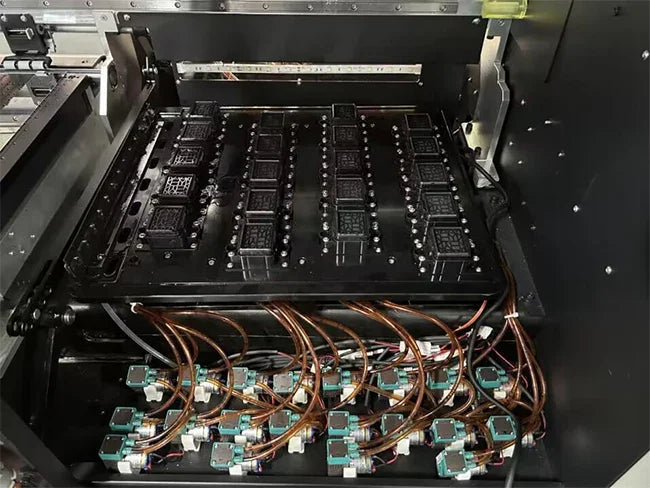 Impresora de sublimación industrial de 1,9m para tejidos de fibra con 24 cabezales Epson I3200A1 - SIGN COLOMBIA Plotter de corte