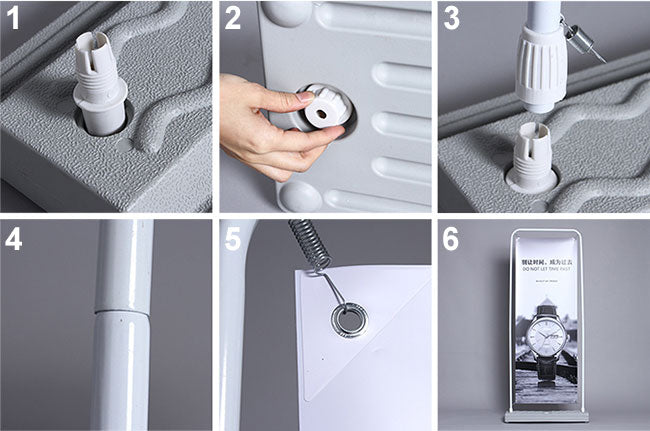 Soporte Banner Stand de Puerta con Base de Agua 80 x 180cm - SIGN COLOMBIA Plotter de corte