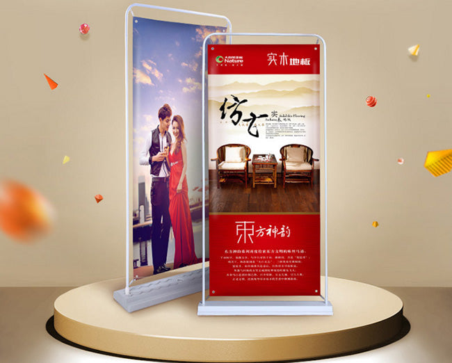 Soporte Banner Stand de Puerta con Base de Agua 80 x 180cm - SIGN COLOMBIA Plotter de corte