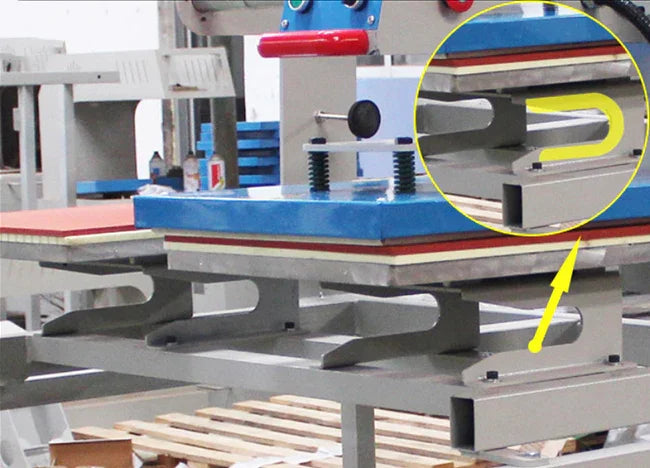 Máquina termofijadora neumática de doble estación con deslizamiento ascendente - SIGN COLOMBIA Plotter de corte