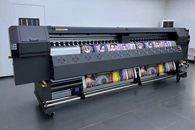 Impresora de inyección de tinta rollo a rollo de 3,2 m con 2 cabezales Epson - SIGN COLOMBIA Plotter de corte