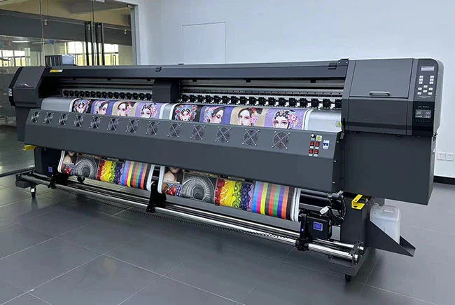 Impresora de inyección de tinta rollo a rollo de 3,2 m con 2 cabezales Epson - SIGN COLOMBIA Plotter de corte