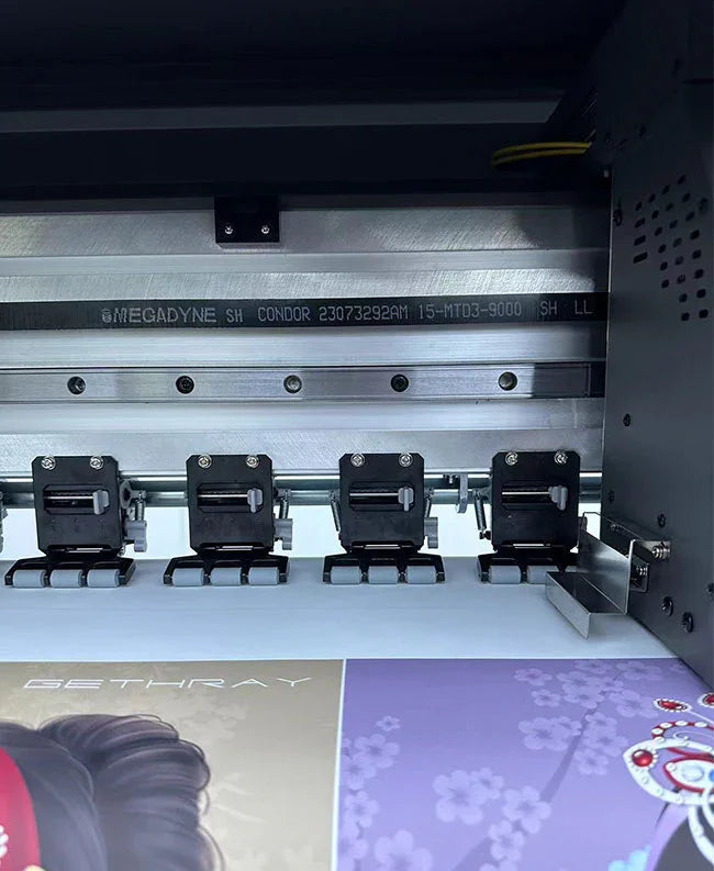 Impresora de inyección de tinta rollo a rollo de 3,2 m con 2 cabezales Epson - SIGN COLOMBIA Plotter de corte
