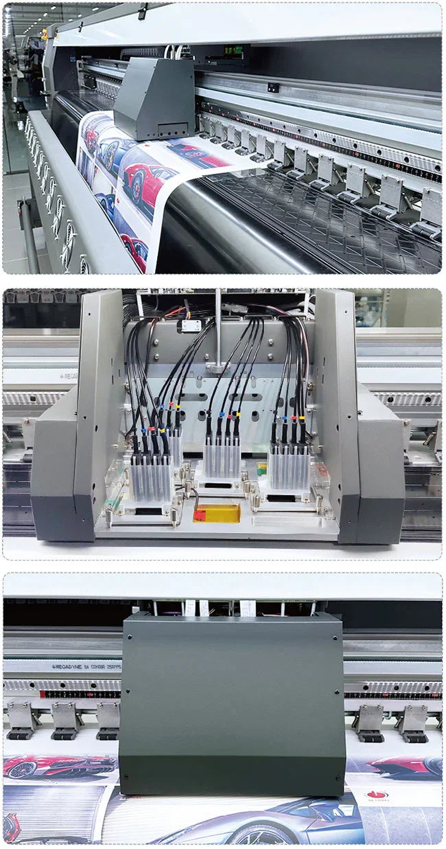 Impresora inyección UV rollo a rollo de 3,2 m con 4 cabezales Epson - SIGN COLOMBIA Plotter de corte