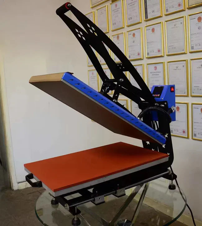 Máquina de prensado térmico con apertura automática, versión vertical, 40 x 60 cm - SIGN COLOMBIA Plotter de corte