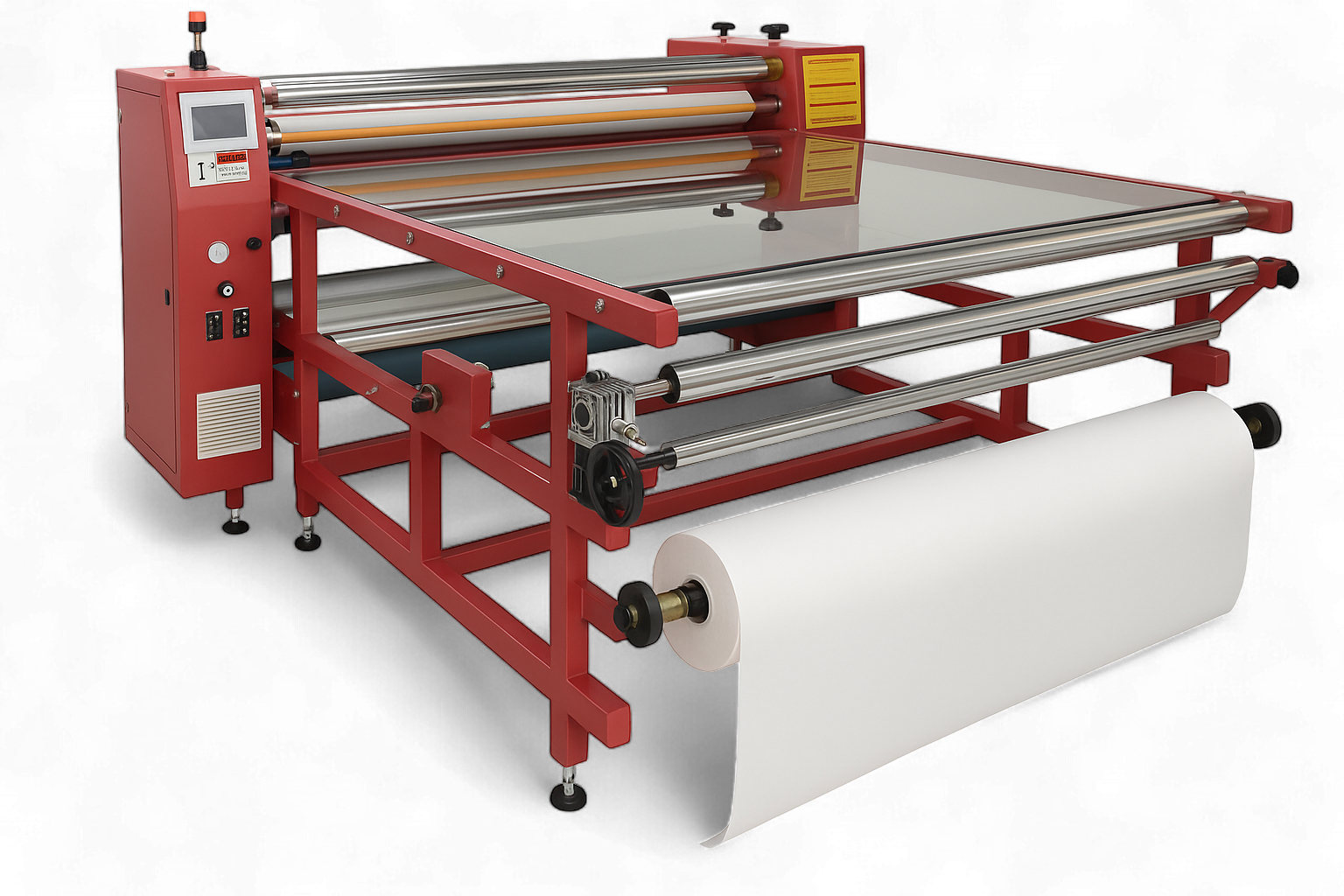 Calandra de 1.9m Con PLC Pantalla Tactil