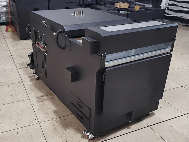 Máquina agitadora y secadora automática de polvo adhesivo DTF - SIGN COLOMBIA Plotter de corte