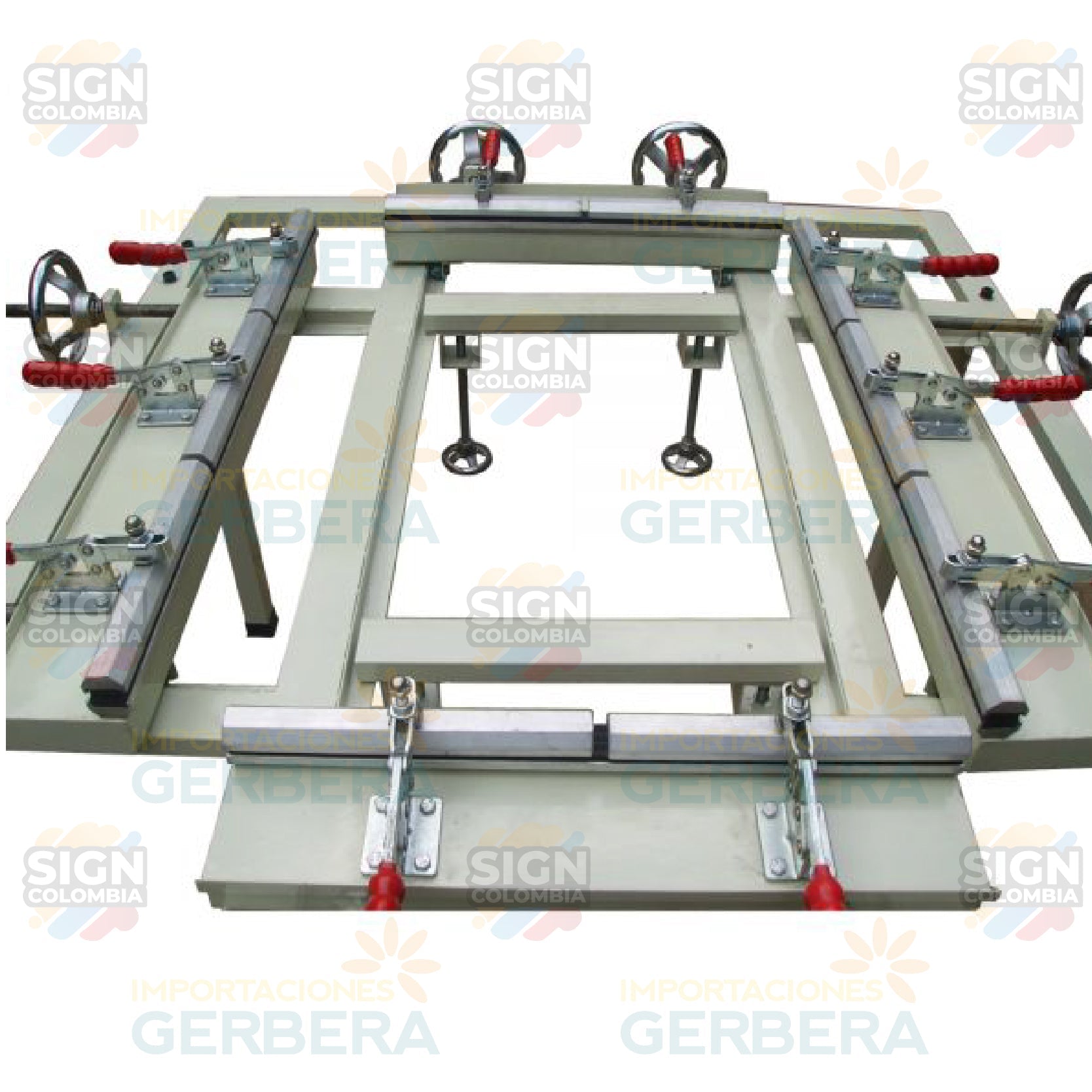 Máquina de estiramiento de pantalla manual de Alta precisión - SIGN COLOMBIA Plotter de corte