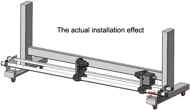 Sistema Automático Toma Material SD54 dos Motores para Impresoras Mutoh/ Mimaki/ Roland/ Epson 54" - SIGN COLOMBIA Plotter de corte
