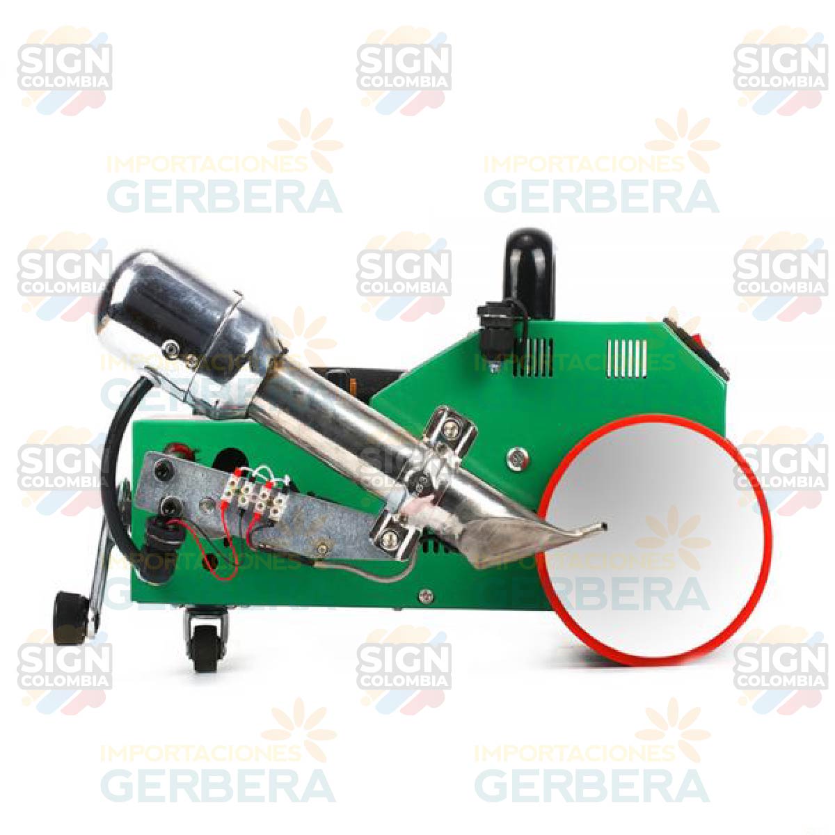 Soldadora automática de aire caliente para pancartas flexibles de 1800 W - SIGN COLOMBIA Plotter de corte