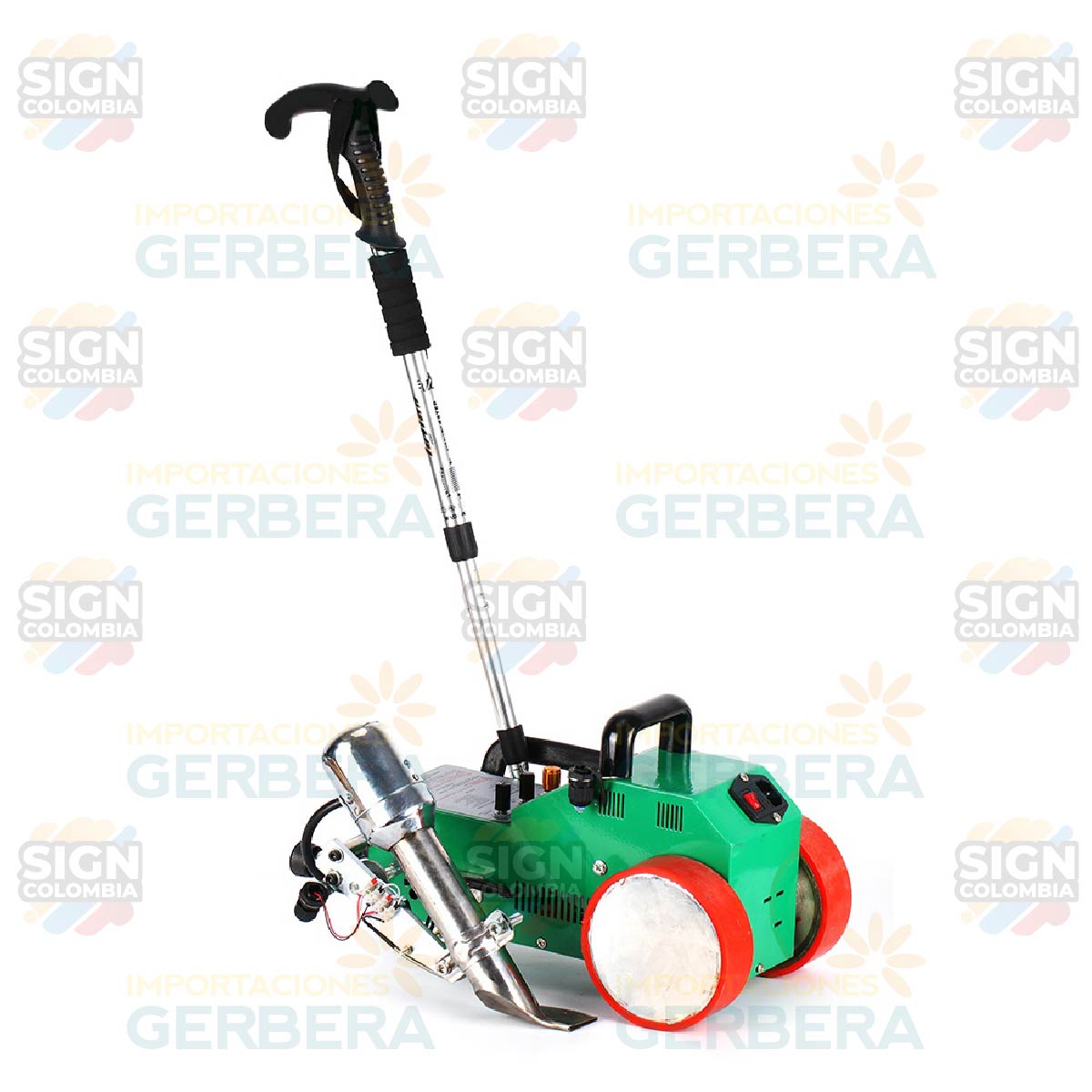 Soldadora automática de aire caliente para pancartas flexibles de 1800 W - SIGN COLOMBIA Plotter de corte