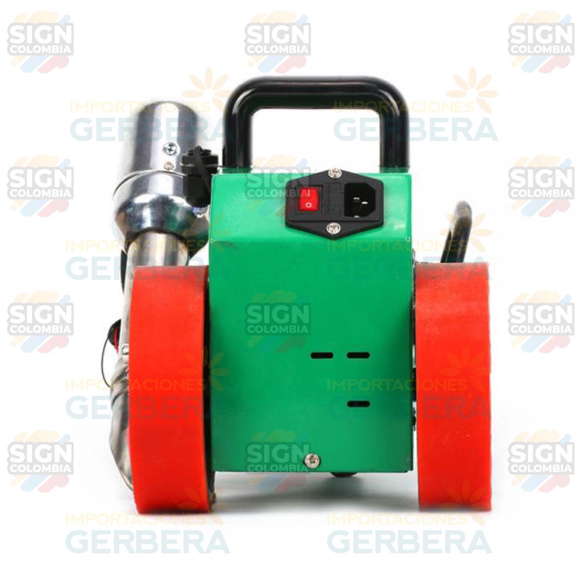 Soldadora automática de aire caliente para pancartas flexibles de 1800 W - SIGN COLOMBIA Plotter de corte