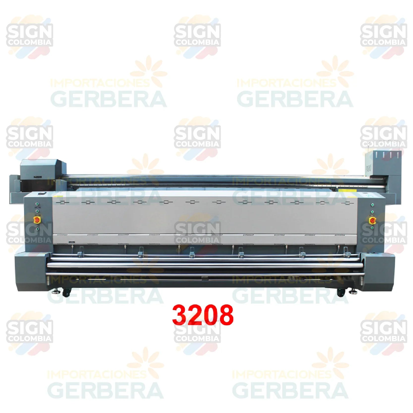Impresora digital gran formato con impresión directa sobre tela de 1,6 m con 2 cabezales Epson 3200 - SIGN COLOMBIA Plotter de corte