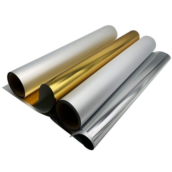 Papel de impresión DTF Foil dorado/ plateado 0.6x50m