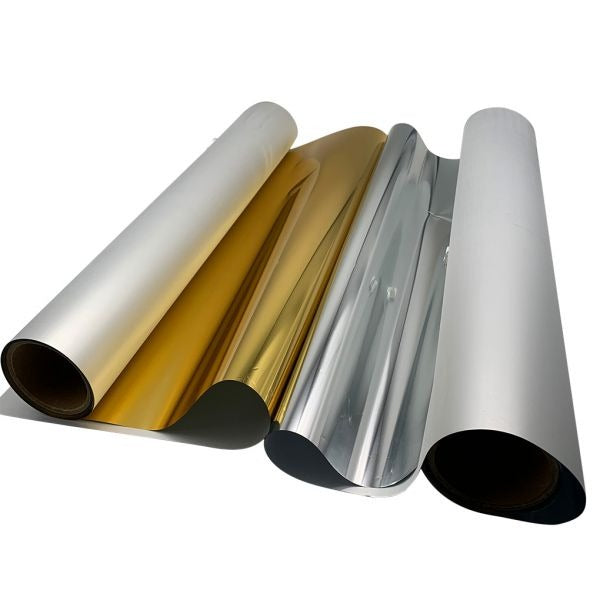 Papel de impresión DTF Foil dorado/ plateado 0.6x50m