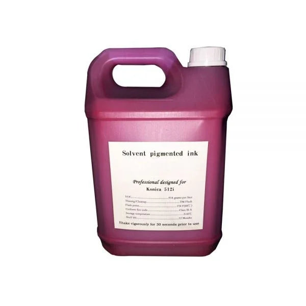 Tinta solvente Konica para 30PL-80PL (5L) - SIGN COLOMBIA Plotter de corte