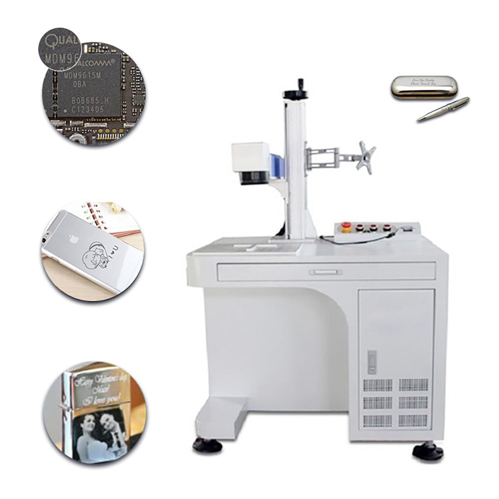 Maquina de Escritorio Marcadora de Fibra Laser para Metal 50W - SIGN COLOMBIA Plotter de corte