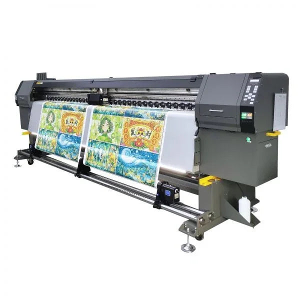 Impresora de inyección de tinta rollo a rollo de 3,2 m con 2 cabezales Epson - SIGN COLOMBIA Plotter de corte