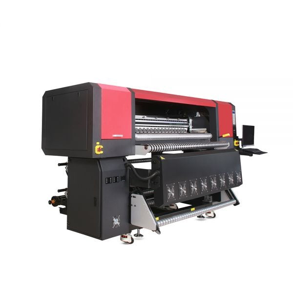 Impresora de sublimación de 1,9 m para tejidos de fibra, 12 cabezales Epson I3200A1 - SIGN COLOMBIA Plotter de corte