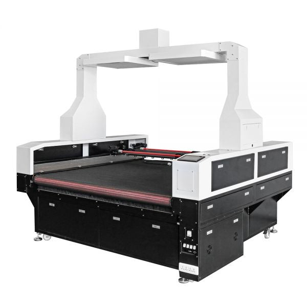 Máquina cortadora láser de tela con cámara CCD de 2 cabezales FM1816/1918/1822/1827 - SIGN COLOMBIA Plotter de corte