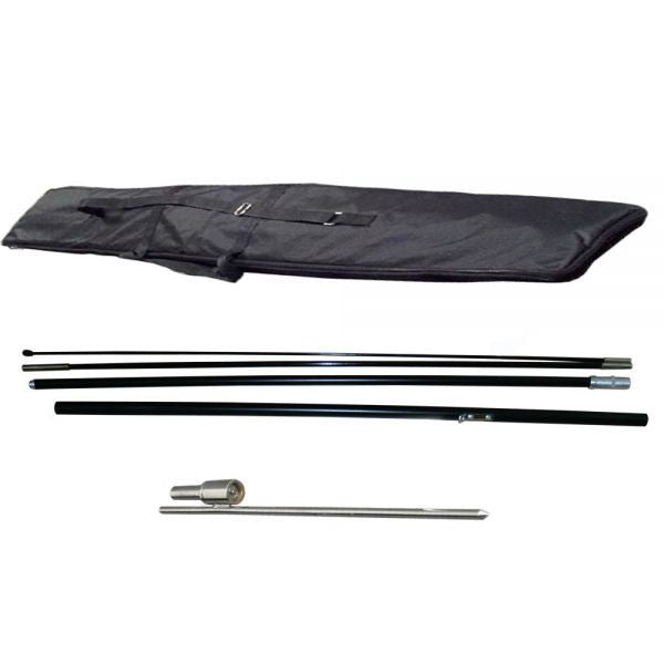 Banner de Bandera Con Base de Cruz 3.4m