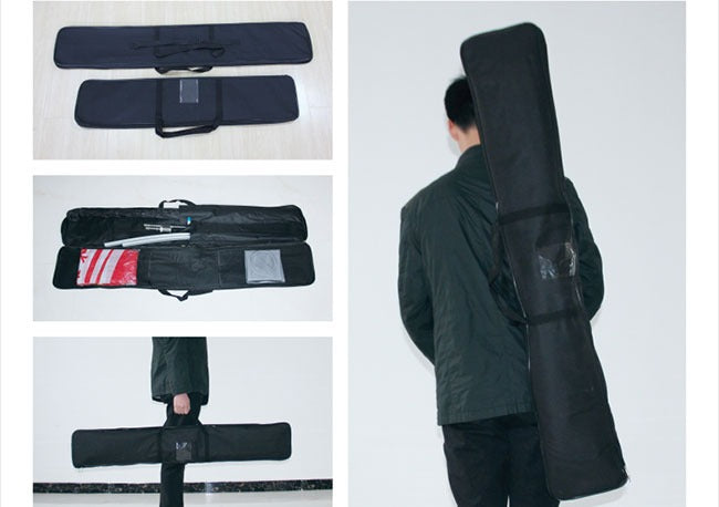 Pancarta de lágrima de 4m con base de pincho - SIGN COLOMBIA Plotter de corte