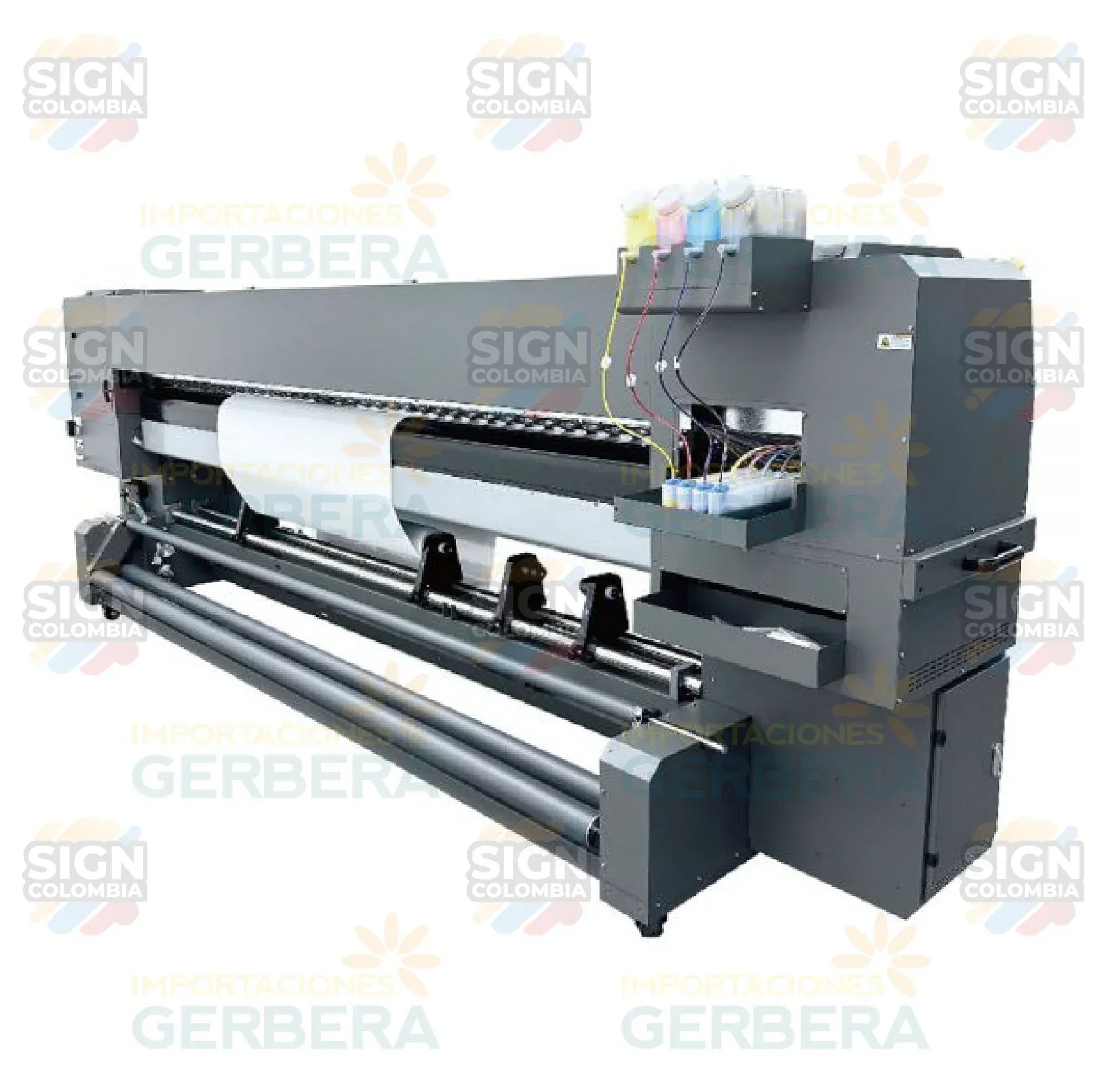 Impresora ecosolvente de 3,2 m con 4 cabezales I3200 - SIGN COLOMBIA Plotter de corte