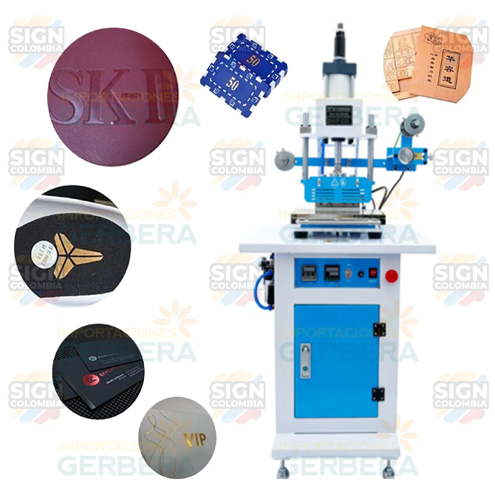 Maquina Termofijadora semiautomática neumática de 150 x 230mm - SIGN COLOMBIA Plotter de corte