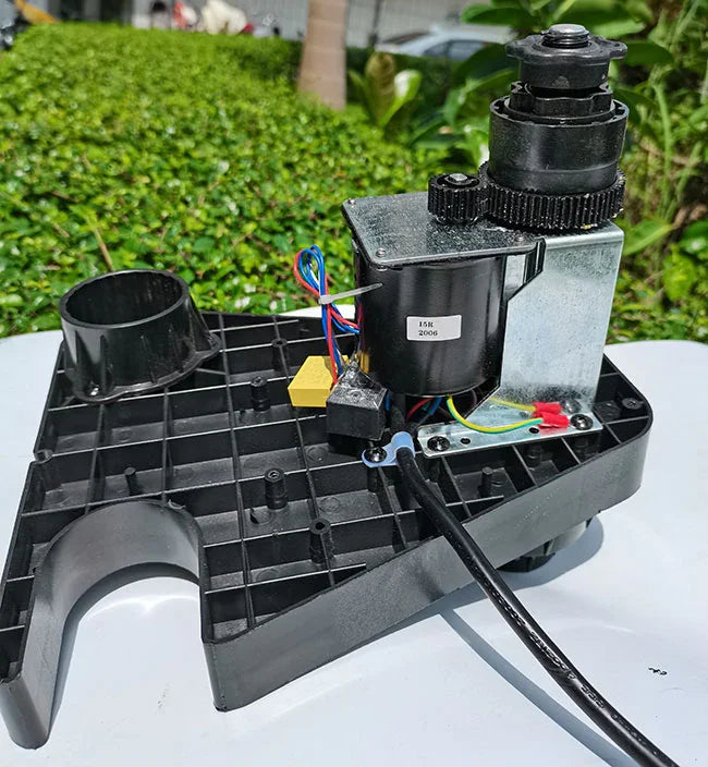 Carrete de recogida de material automático con motores dobles sin tubos de acero - SIGN COLOMBIA Plotter de corte